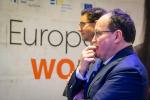 EuropeWorks exhibition in Brussels showcasing EFSI projects from the EIB and the EIF. EIB Vice-Presiden, Ambroise Fayolle and European Commission Vice-President, Jyrki Katainen, congratulated the participants.