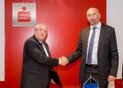 Lazlo Baranyay, Vice president of EIB, Andrej Plos, President of the Management board of Sparkasse Bank