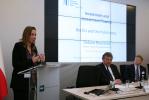 From left to right: Debora Revoltella, Director of the EIB - Ryszard Kokoszczyński, Member of the Management Board, Narodowy Bank Polski - Vazil HUDÁK, Vice-President of the EIB