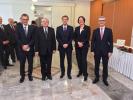 From left to right: Mr Peter Groznik, Member of the Management Board Gorenje, Mr Peter Groznik, Member of the Management Board, Mr László Baranyay, EIB Vice President, Mr Miror Cerar, Prime Minister of Slovenia, Mrs Violeta Buc, European Commissioner for Transport, and Mr. Franjo Bobinac, President and CEO of Gorenje Group.