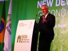 President Hoyer addressing the New Development Bank annual meeting in New Delhi