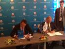 Mr Anton Rop, Vice President of the EIB Mr Dmitriev, Chairman of Vnesheconombank (VEB)