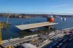 Reconstruction of the Slussen area in Stockholm, named after the locks between Lake Mälaren and the Baltic Sea, including renewal of the locks and the road bridges on top of the lock, and new construction of a bus terminal, an intermodal transport hub, bus lanes, bicycle and pedestrian paths.