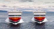 Financing of two new ferries offering daily services up to 1.500 passengers and 600 vehicles between Norway and Denmark; LNG-fuelled, the new ferries will reduce CO2 emissions by 23%