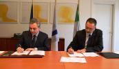 from left to right: Dario Scannapieco, Vice-president of the EIB, and Marcello Pittella, President of the Basilicata Region