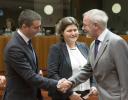 From left to right: Mr Mateusz SZCZUREK, Polish Minister for Finance; Mr Werner HOYER, President of the EIB.