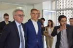 Minister Gramegna and EIB VP Stubb visit an online marketplace for investments in Jordan