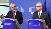 From left to right: Mr Werner Hoyer, President of the EIB, Mr Jean-Claude Juncker, President of the European Commission