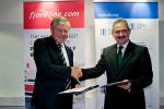 Mr Peter Frolich, Fjord Line Chairman and Mr Mihail Tanasescu, EIB Vice President