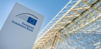 EIB Group’s headquarters in Luxembourg with new logo