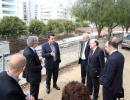 Site visit to various sites in central Nicosia to see infrastructure and renovation projects financed by the EIB