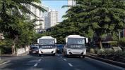 Examples of minibuses (GET) and Jeepneys equipped with QEV e-kits