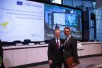 Mr Wilhelm Molterer, Vice-President of the EIB and Jyrki Katainen, European Commission Vice-President