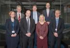 Carl-Adam Johansson, EIB Legal Counsel 
Jukka Luukkanen, EIB Head of Division, Operations in Nordic, Baltic and EFTA Countries
Carsten Morgenstern, EIB Loan Officer

Second row:
Hanna Karczewska, EIB Head of Baltic Sea Region Division, Legal Department 
Peter Rønnest Andersen, Chief Financial Officer, Haldor Topsøe
Anita Fürstenberg-Lucius, EIB Director, Operations in the Baltic Sea Region
Carsten Andersen, Head of Corporate Treasury, Haldor Topsøe