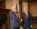 CEB Governor Rolf Wenzel and EIB President Werner Hoyer