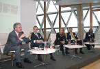 Panel I discussion : Developments and Trends in the Banking Sector
(from left to right) : Sean Nolan, Angus Downie, Debora Revoltella, Dennis Dykes, Sophie Nkuutu