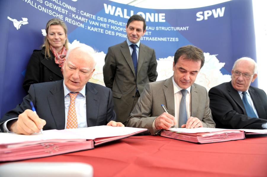 EUR 375 million for roads and inland waterways in Wallonia