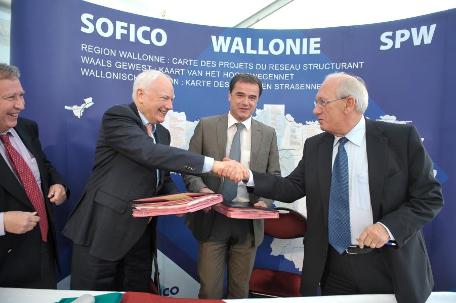 EUR 375 million for roads and inland waterways in Wallonia