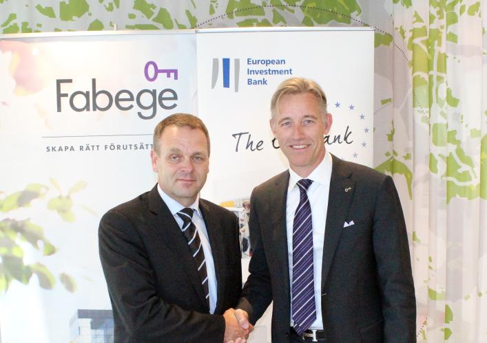 European Investment Bank supports Fabege’s construction of near-zero-energy-buildings