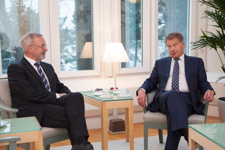 Visit of the President Werner Hoyer to Finland