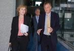 Ms Connie Hedegaard, EU’s first Climate Action Commissioner and Simon Brooks, Vice President of the EIB