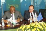 Signature with the African Export Import Bank (Afreximbank) of a EUR 100m loan to finance trade-related investments and projects in Sub-Saharan Africa, ahead of the 5th edition of the AU-EU Summit in Abidjan (Côte d'Ivoire’s capital)