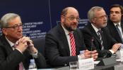 Jean-Claude Juncker, President of the European Commission, Martin Schulz, President of the European Parliament and Werner Hoyer, President of the European Investment Bank
