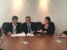 From left to right: Minister of Public Finances of Argentina L. Caputo, Jujuy Governor G. Morales, EIB Director of Operations M. Shaw-Barragán