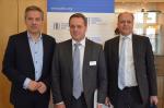 From left to right: Mr Stephan Müchler, Head of Sydsvenska Handelskammaren, Mr Jan Vapaavuori, Vice-President , responsible for lending operations in the Nordic Countries, and Mr Magnus Astberg, Senior Financial Adviser, European Commission.