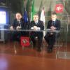 From left to right: Mr Enrico Rossi, Presidente of Regione Toscana, Mr Dario Scannapieco, EIB Vice President, and Mr Antonio Barretta, DG Regione Toscana.