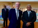From left to right: Vice-President J. Taylor and incoming COP 23 President and Prime Minister of Fiji