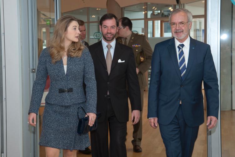 Visit of the H.R.H. the Hereditary Grand Duke Guillaume of Luxembourg and H.R.H. the Hereditary Grand Duchess Stéphanie of Luxembourg
