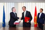 The agreement has been signed today by Wilhelm Molterer, EIB Vice-President, and Djoomart Otorbaev, Kyrgyzstan’s First Deputy Prime Minister.
