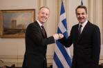 VP McDowell with Greek Prime Minister Mitsotakis