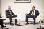 Werner Hoyer, President of the EIB, and Abiy Ahmed, Prime Minister of Ethiopia