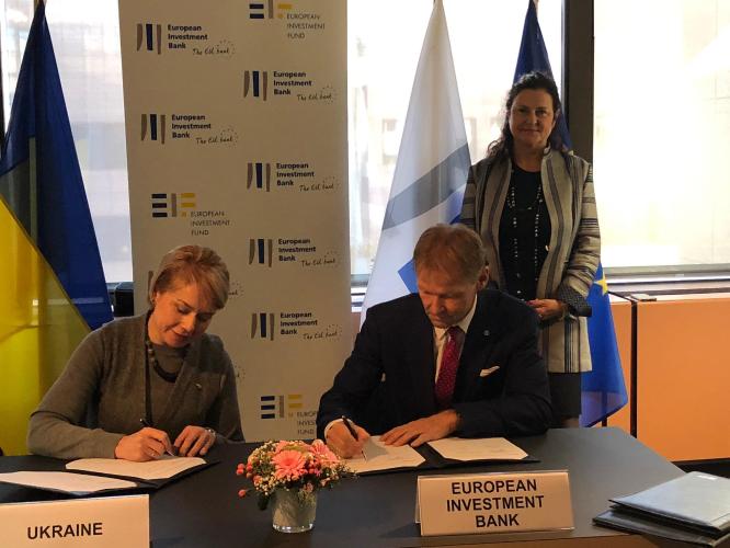EU enhances its support to transport connectivity, energy efficiency and education in Ukraine through new EIB agreements