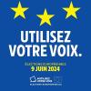 2024 European elections: #UseYourVote social media card in FR