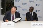 Mr Ambroise Fayolle, Vice-Président de la BEI – M. Patrice Talon, Président de la République du Bénin