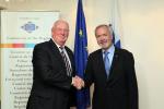 CoR President Michel Lebrun and Mr Werner Hoyer, President of the EIB
