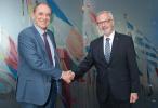 Mr Giorgos Stathakis, Greece’s Minister for the Economy, Infrastructure, Shipping and Tourism and Mr Werner Hoyer, President of the European Investment Bank