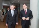 Mr Wilhelm Molterer, Vice-President of the EIB and H.E. Mr Vladimir Filat, Prime Minister of the Repulic of Moldova