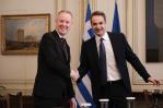 VP Mc Dowell with Greek Prime Minister Mitsotakis