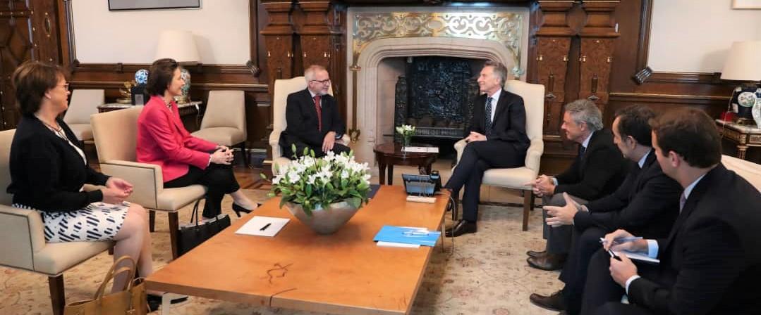 President Hoyer meets President Macri in Buenos Aires  