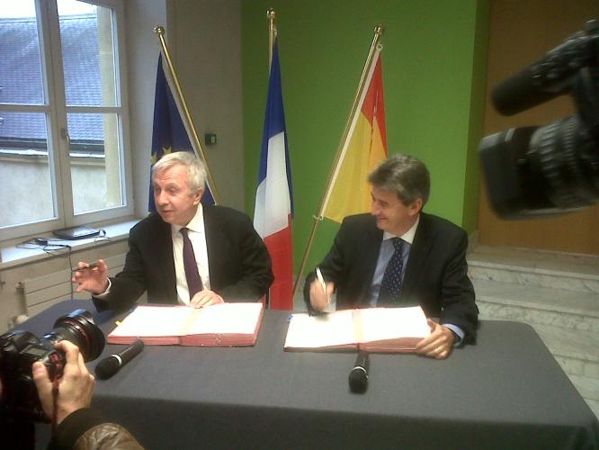 BEI et Région Lorraine : 120 millions d'euros pour la LGV Est