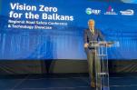 EIB Vice-President Peeters emphasised the bank’s role in increasing road safety and connectivity in the Western Balkans