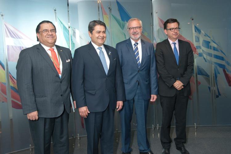 Visit of H. E. Mr Juan Orlando Hernández, 
President of the Republic of Honduras