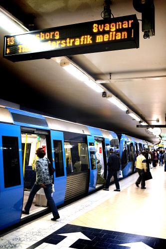 Stockholm Red Line Metro