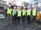 Vice President Jonathan Taylor and, Vice Chancellor of the University of Ulster, Professor Richard Barnett, visiting the construction site of the new Belfast Campus for the University of Ulster