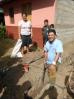 Father of two Jose Francisco was digging a trench to link his family home to the new water pipe providing clean water to his district for the first time