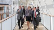 Christine Lagarde, Managing Director of the International Monetary Fund (IMF), visits the European Investment Bank and EIB President, Werner Hoyer.